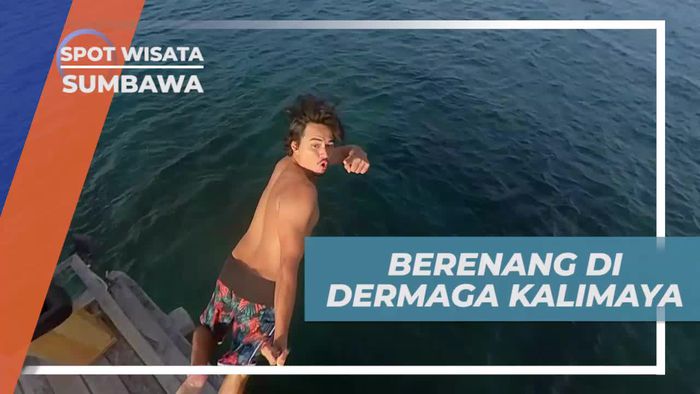 Berenang Seru di Dermaga Kalimaya yang Indah di Sumbawa