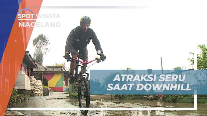 Menampilkan Aksi Downhill Seru di Dusun Butuh, Magelang