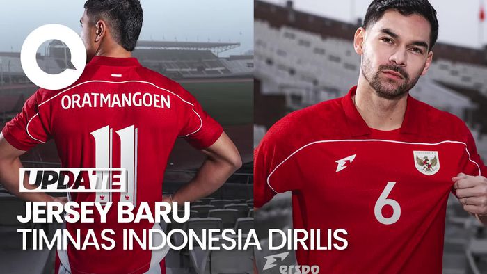 Video: Jersey Baru Timnas Indonesia, Usung Tema Indonesia Pusaka