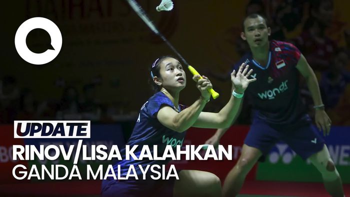 Video Rinov/Lisa Melenggang ke Semifinal Indonesia Masters 2025