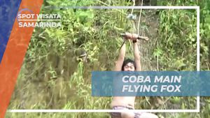 Mencoba Sensasi Bermain Flying Fox di Samarinda
