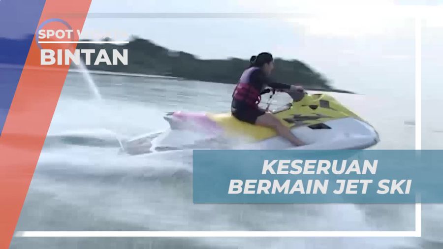 Mengadu Keberanian Bermain Jet Ski di Bintan