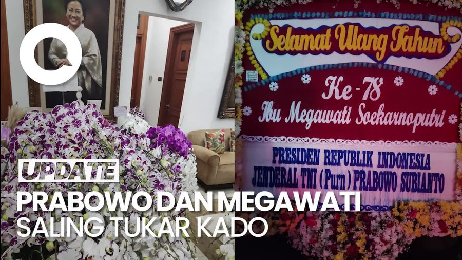 Video: PDIP Soal Kado Prabowo-Megawati: Wajar, Hubungan Mereka Cukup Lama