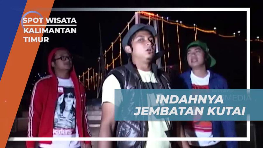 Menikmati Gemerlap Lampu Jembatan Kutai di Kalimantan Timur