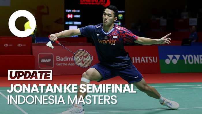 Video: Kalahkan Kenta, Jonatan Christie ke Semifinal Indonesia Masters 2025