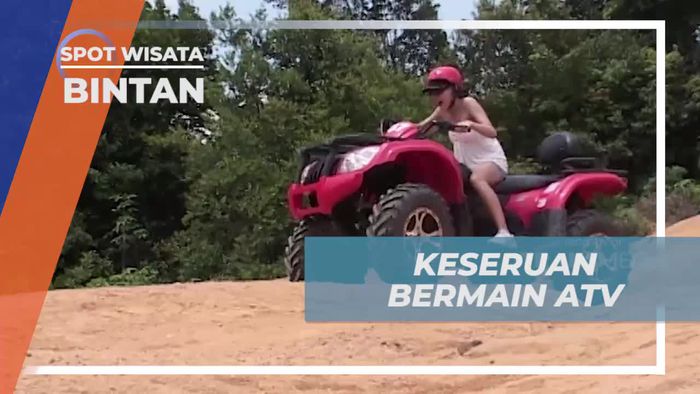 Bermain ATV Seru di Nirwana Resort, Bintan