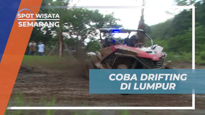 Mencoba Teknik Drifting di Track Lumpur Sentosa Stable, Semarang