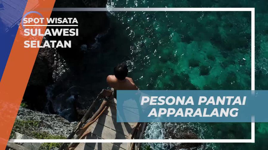 Menguji Keberanian dengan Lompat dari Tebing di Pantai Apparalang, Sulawesi Selatan