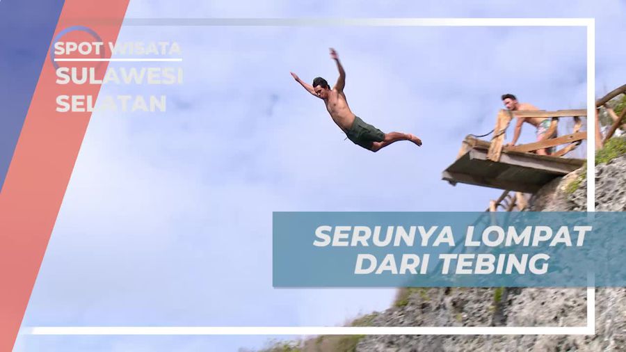 Merasakan Sensasi Lompat dari Tebing Tinggi di Pantai Apparalang, Sulawesi Selatan