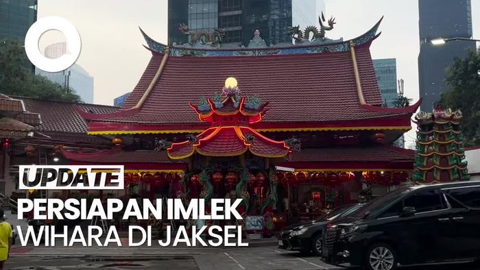 Video: Melihat Persiapan Imlek Wihara Amurva Bhumi di Jaksel