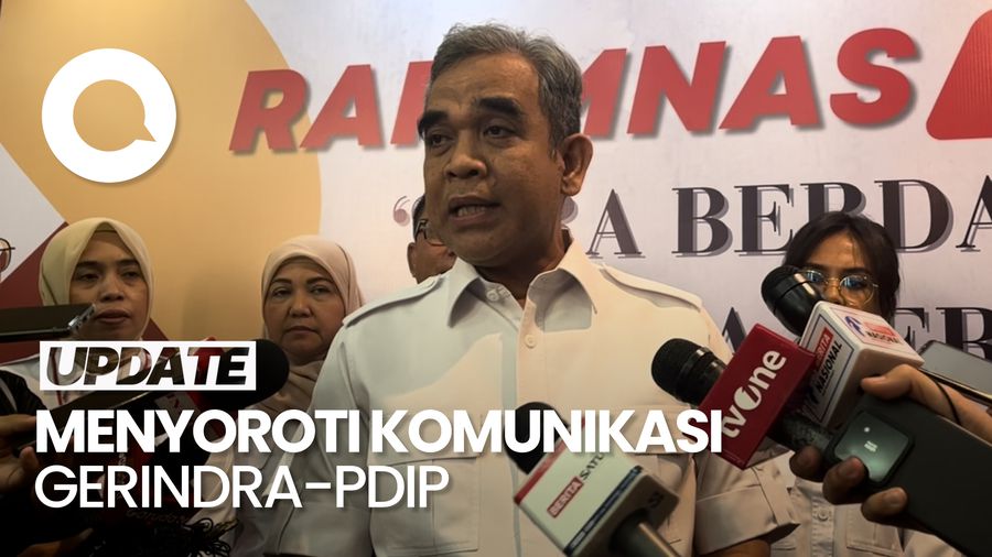 Video: Muzani Sebut Komunikasi Gerindra-PDIP Baik dan Intensif