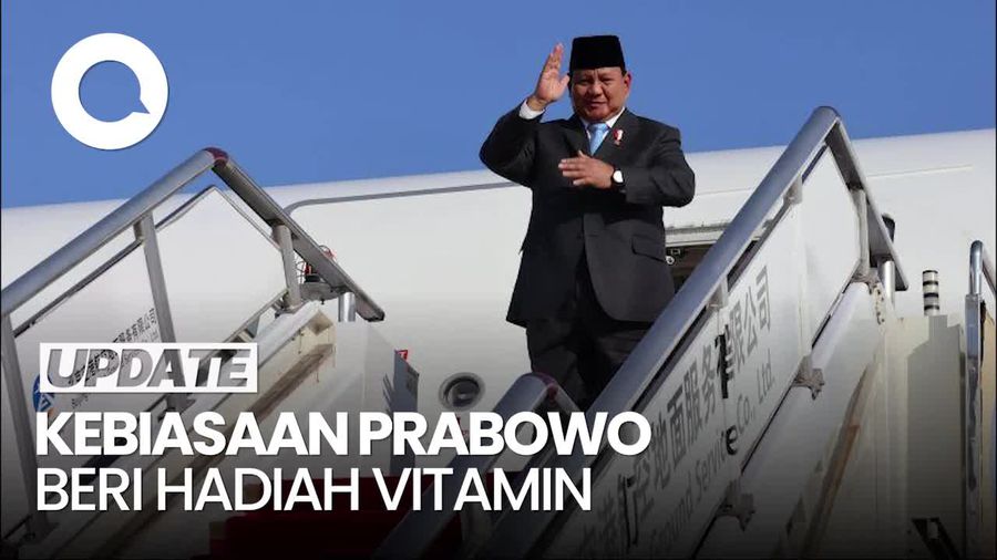 Video: Prabowo Ternyata Kerap Beri Hadiah Vitamin untuk Megawati-Jokowi