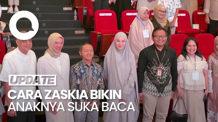 Video: Perjuangan Zaskia Mecca-Hanung Bramantyo Agar Anak Suka Baca Buku