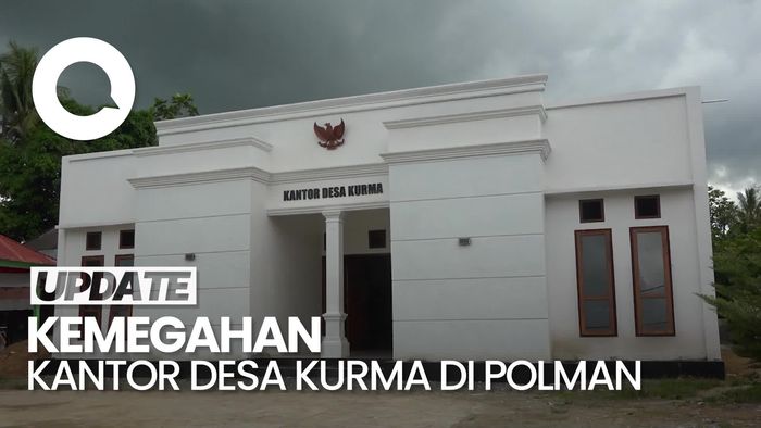Video: Melihat Kemegahan Kantor Desa Kurma di Polman Dijuluki Istana