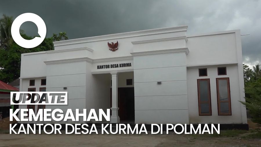 Video: Melihat Kemegahan Kantor Desa Kurma di Polman Dijuluki Istana