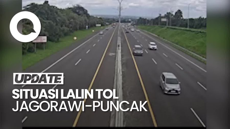 Video: Libur Panjang, Lalin Tol Jagorawi Arah Puncak Ramai Lancar