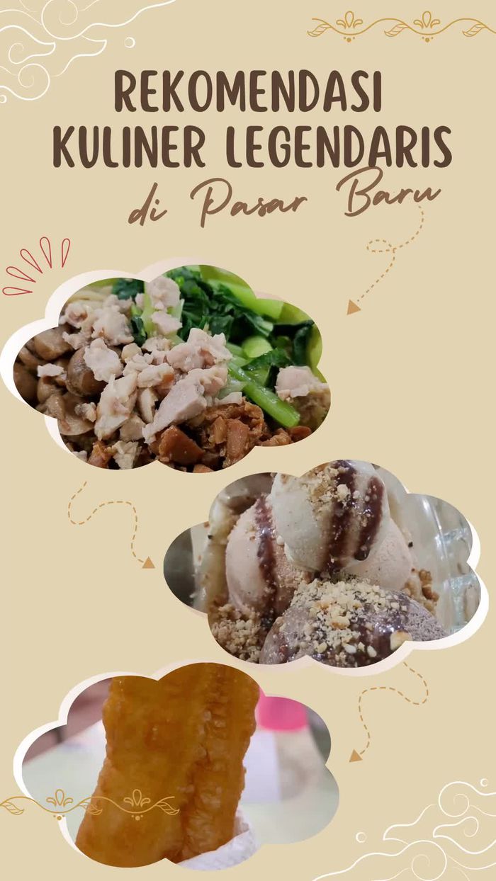Video: 3 Kuliner Legendaris di Pasar Baru, Bisa untuk Mengisi Liburan Imlek