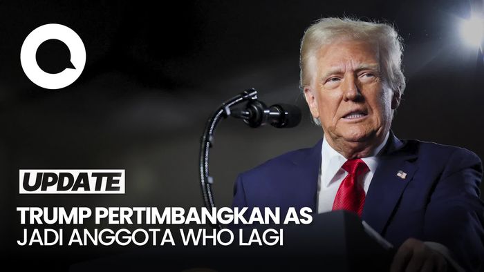 Video Trump Pikir-pikir AS Jadi Anggota WHO Lagi