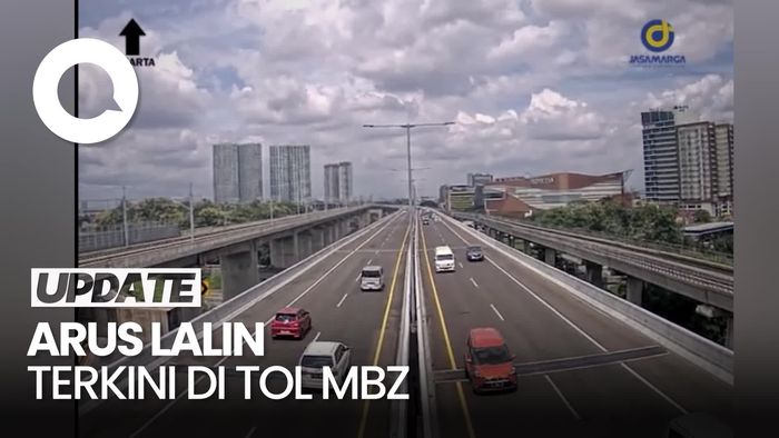 Video: Kondisi Lalin Tol MBZ Usai Sempat Terjadi Kecelakaan Beruntun