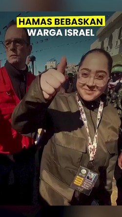 Video: Momen Hamas Kembali Lepas Warga Israel yang Disandera di Gaza