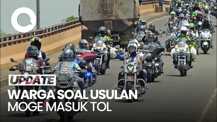 Video: Kata Warga soal Usul Moge Boleh Masuk Jalan Tol