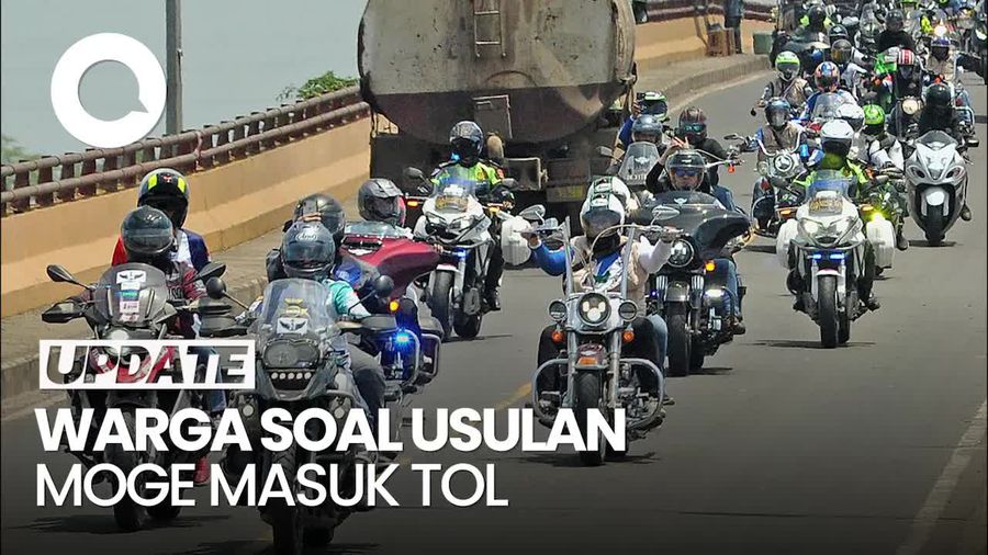 Video: Kata Warga soal Usul Moge Boleh Masuk Jalan Tol