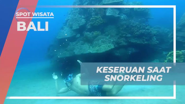 Mengabadikan Momen Seru Saat Snorkeling di Crystal Bay, Bali