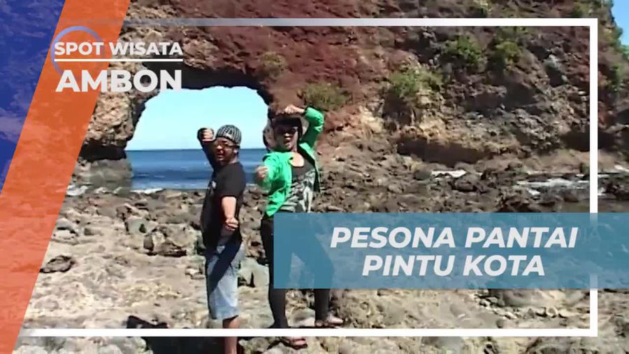 Menikmati Keunikan Batu Karang Pintu Kota di Ambon