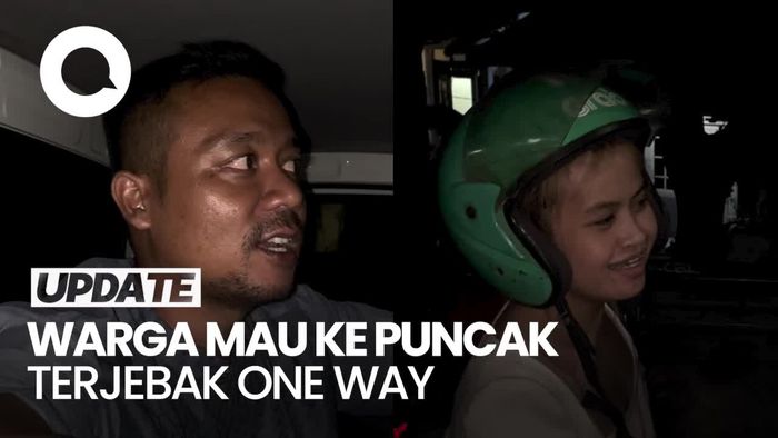 Video: Warga Mau ke Puncak Terjebak One Way Hampir 8 Jam
