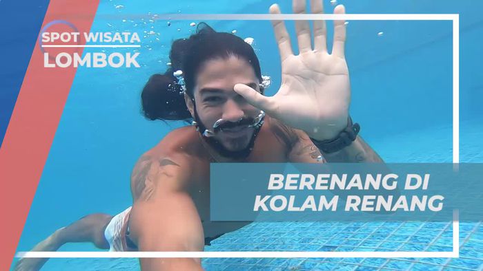 Berenang Santai di Kolam Renang Resort di Lombok