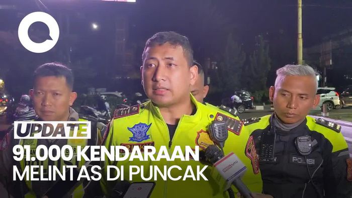 Video: 91.000 Kendaraan Melintas di Puncak hingga Malam Ini