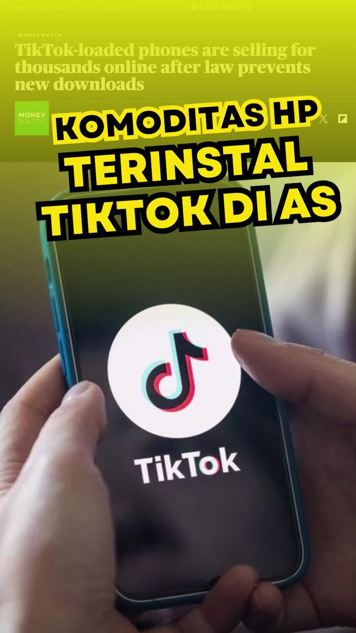 Video: Banyak HP yang Terinstal TikTok Dijual di AS