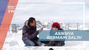 Bermain Salju Seru di Puncak Gunung Titlis, Swiss