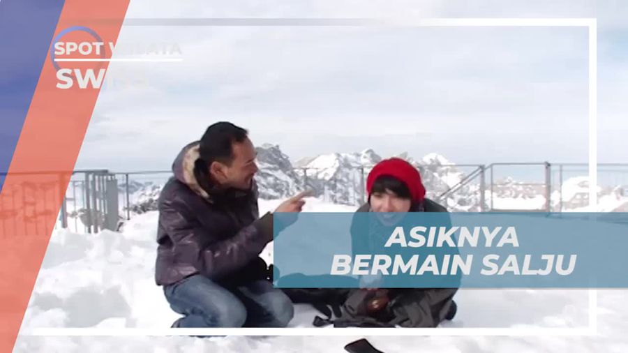 Bermain Salju Seru di Puncak Gunung Titlis, Swiss