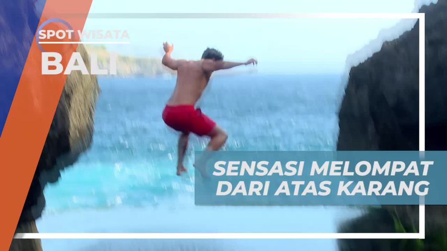 Mengalami Sensasi Melompat Dari Batu Karang di Angels Billabong, Bali