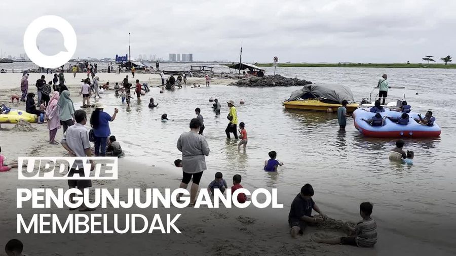 Video: Pengunjung Ancol Tembus 30 Ribu Saat Libur Isra Mikraj 2025