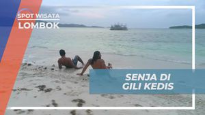 Menyaksikan Senja yang Menenangkan di Gili Kedis, Lombok