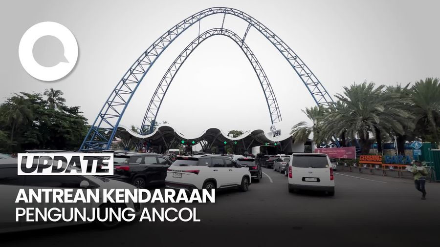 Video: Libur Panjang, Antrean Kendaraan Mengular di Pintu Masuk Ancol