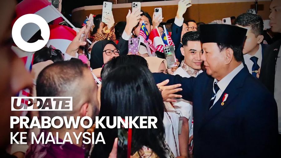 Video: Antusiasme Masyarakat Indonesia di Malaysia Sambut Kedatangan Prabowo