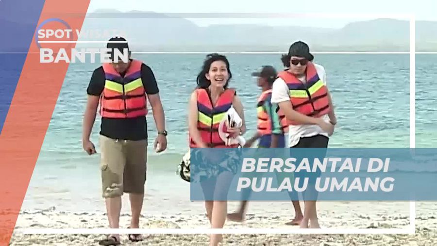 Bersantai dan Menikmati Jamuan di Pulau Umang, Banten
