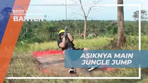 Mencoba Serunya Rintangan Jungle Jump di Banten