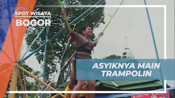 Menikmati Sensasi Melompat di Trampolin Taman Wisata Bogor