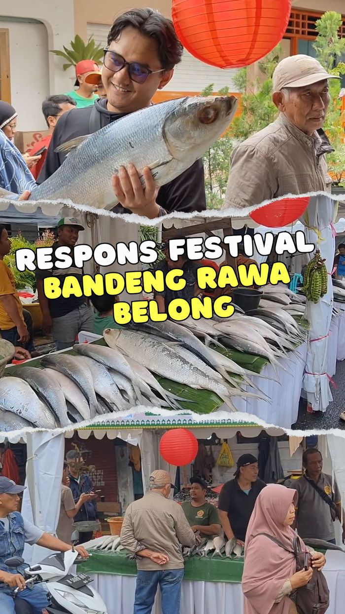 Video: Antusiasme Penjual-Pengunjung Sambut Festival Bandeng Rawa Belong