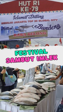 Video: Pemprov DKI Gelar Festival Bandeng Rawa Belong Sambut Imlek