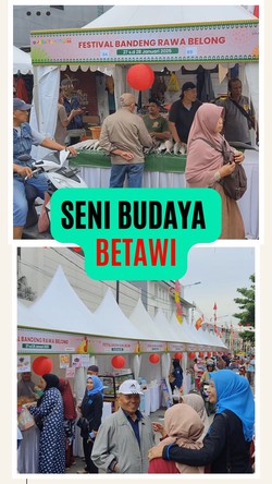  Yuk ke Festival Bandeng Rawa Belong, Ada Manusia Petasan-Palang Pintu