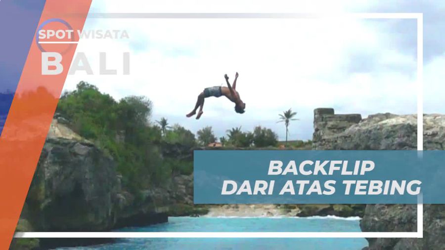 Mencoba Backflip dari Tebing Tinggi di Bali