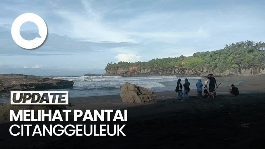 Video: Healing Sejenak di Pantai Citanggeuleuk Garut