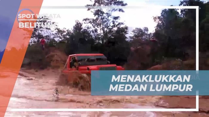 Menaklukkan Medan Lumpur dalam Offroad di Belitung