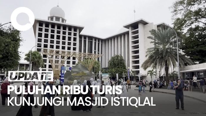 Video Menag: 3 Tahun Terakhir, 10 Ribu Turis ke Masjid Istiqlal Setiap Hari
