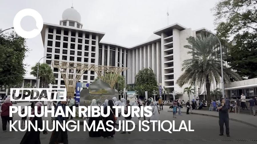 Video Menag: 3 Tahun Terakhir, 10 Ribu Turis ke Masjid Istiqlal Setiap Hari
